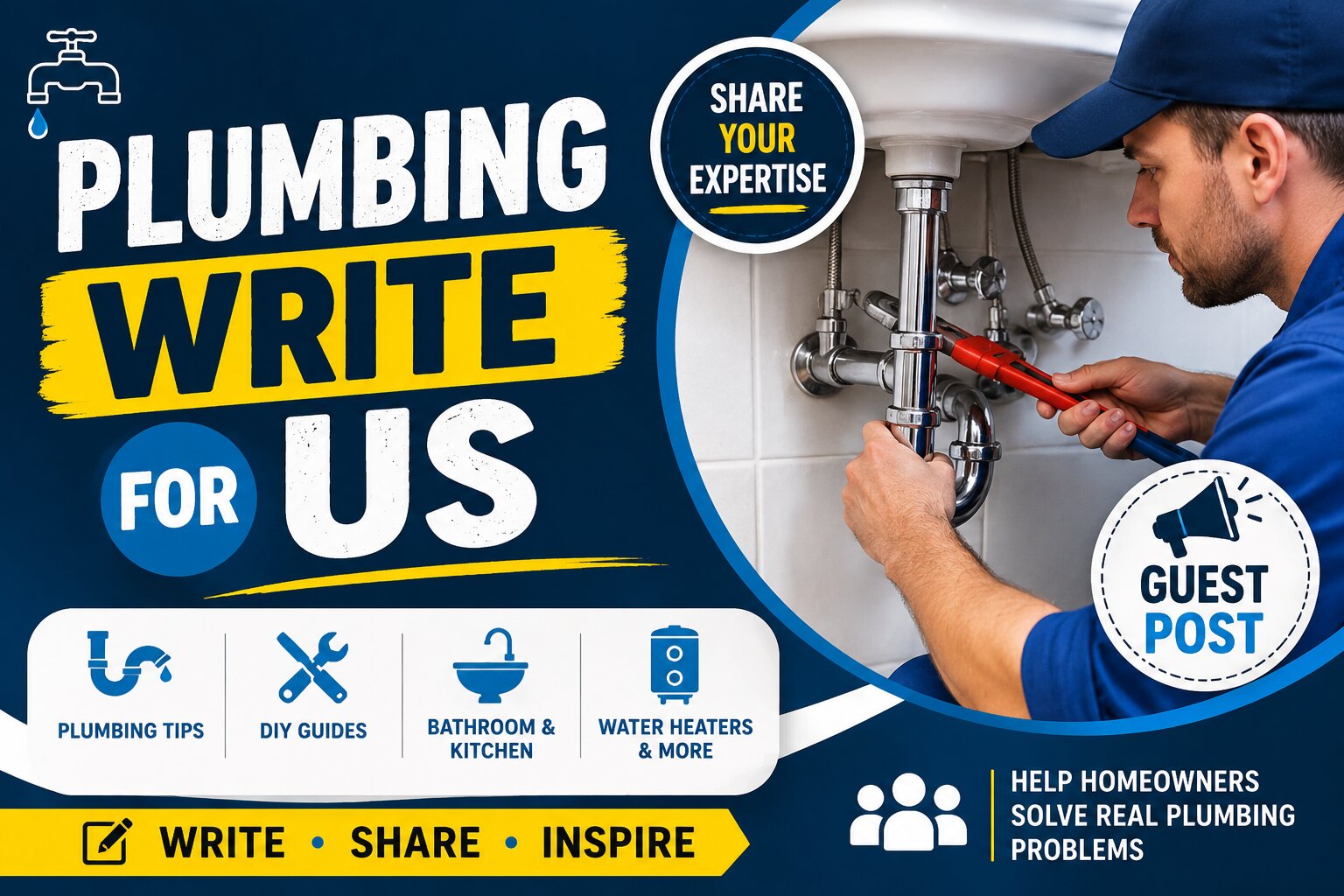 Plumbing Write For Us – Submit a Guest Post to FFergusone
